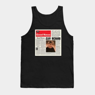 Cliff Richard Good News Album Cover Tank Top